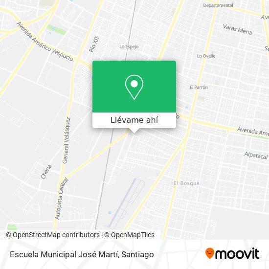 Mapa de Escuela Municipal José Martí