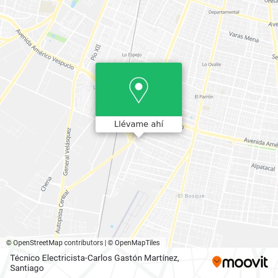 Mapa de Técnico Electricista-Carlos Gastón Martínez