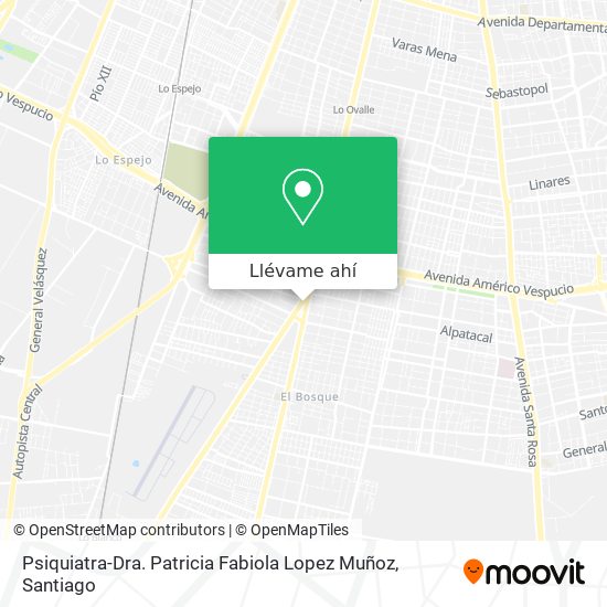 Mapa de Psiquiatra-Dra. Patricia Fabiola Lopez Muñoz