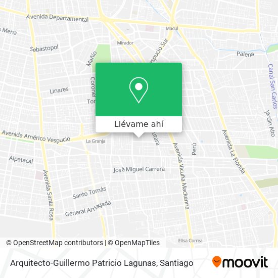 Mapa de Arquitecto-Guillermo Patricio Lagunas