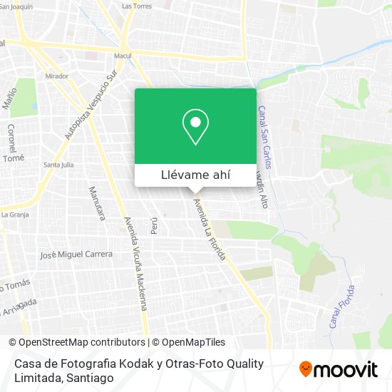 Mapa de Casa de Fotografia Kodak y Otras-Foto Quality Limitada