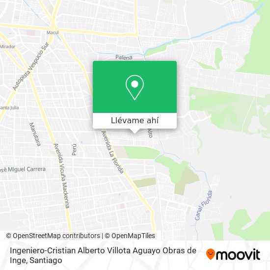 Mapa de Ingeniero-Cristian Alberto Villota Aguayo Obras de Inge