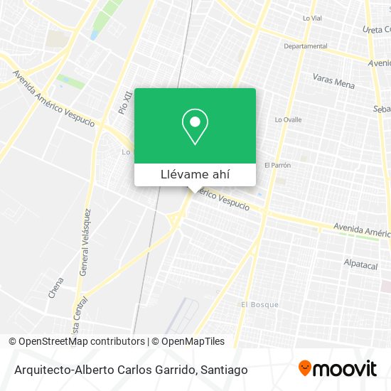 Mapa de Arquitecto-Alberto Carlos Garrido