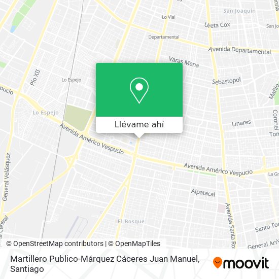 Mapa de Martillero Publico-Márquez Cáceres Juan Manuel
