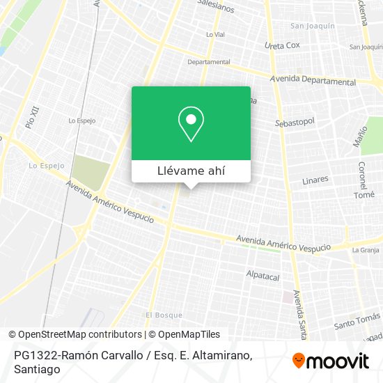 Mapa de PG1322-Ramón Carvallo / Esq. E. Altamirano