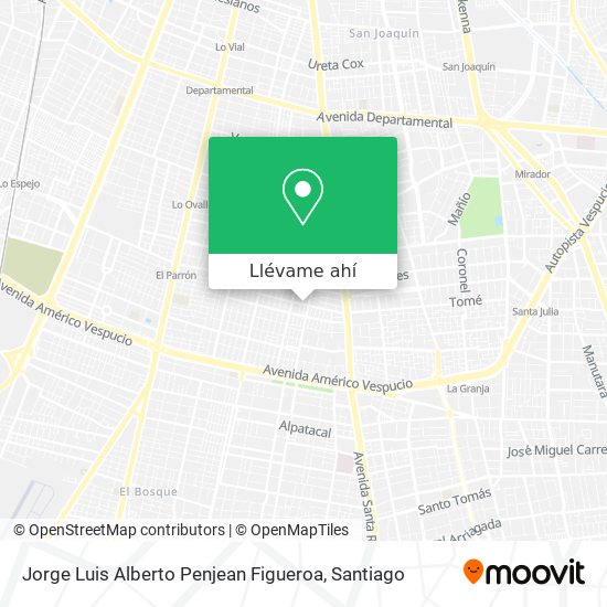 Mapa de Jorge Luis Alberto Penjean Figueroa