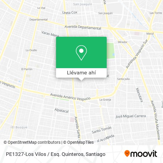 Mapa de PE1327-Los Vilos / Esq. Quinteros