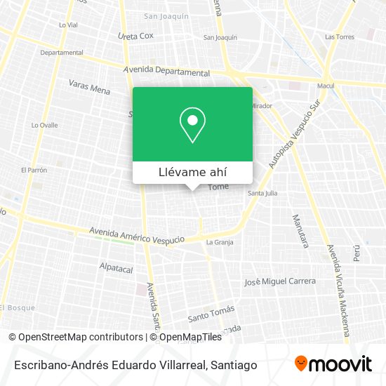 Mapa de Escribano-Andrés Eduardo Villarreal