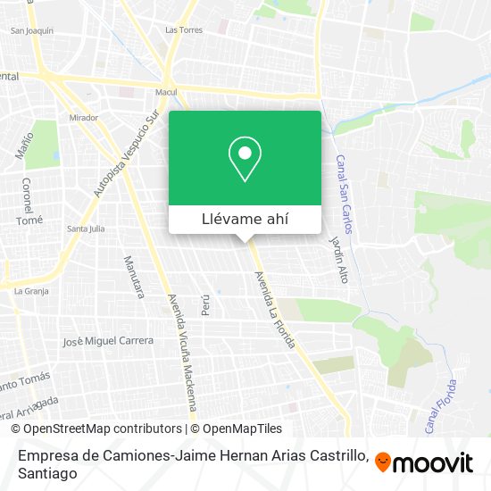 Mapa de Empresa de Camiones-Jaime Hernan Arias Castrillo