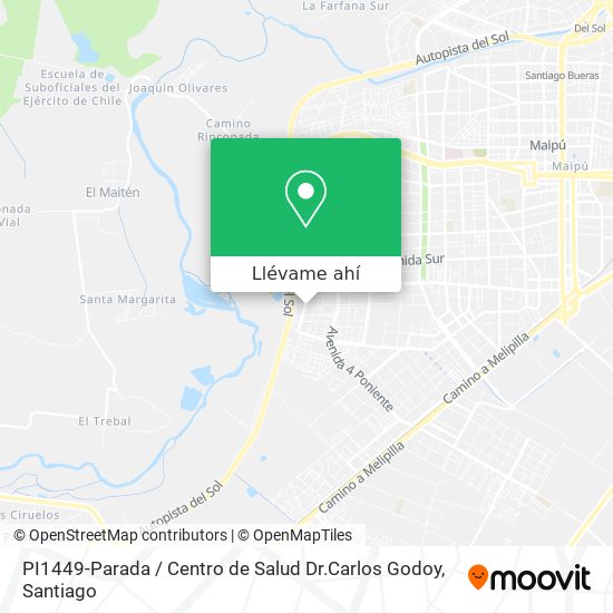 Mapa de PI1449-Parada / Centro de Salud Dr.Carlos Godoy