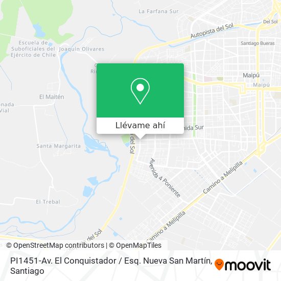 Mapa de PI1451-Av. El Conquistador / Esq. Nueva San Martín