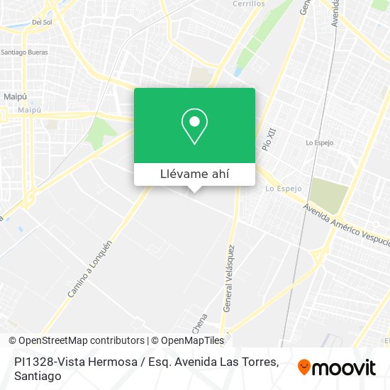 Mapa de PI1328-Vista Hermosa / Esq. Avenida Las Torres