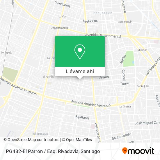 Mapa de PG482-El Parrón / Esq. Rivadavia
