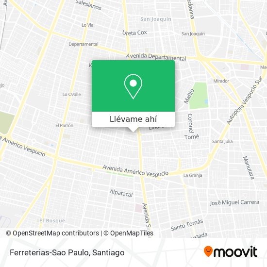 Mapa de Ferreterias-Sao Paulo