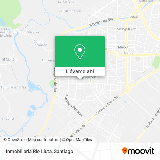 Mapa de Inmobiliaria Rio Lluta