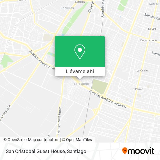 Mapa de San Cristobal Guest House