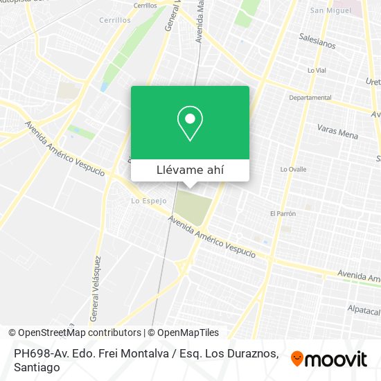 Mapa de PH698-Av. Edo. Frei Montalva / Esq. Los Duraznos