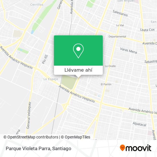 Mapa de Parque Violeta Parra