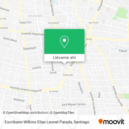 Mapa de Escribano-Wilkins Elías Leonel Parada