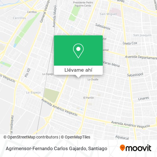 Mapa de Agrimensor-Fernando Carlos Gajardo