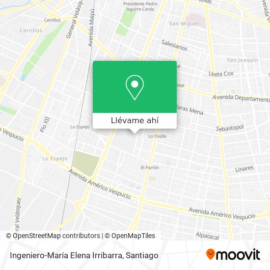 Mapa de Ingeniero-María Elena Irribarra