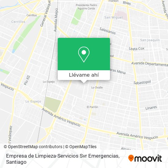 Mapa de Empresa de Limpieza-Servicios Svr Emergencias