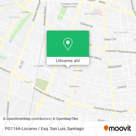 Mapa de PG1166-Locarno / Esq. San Luis