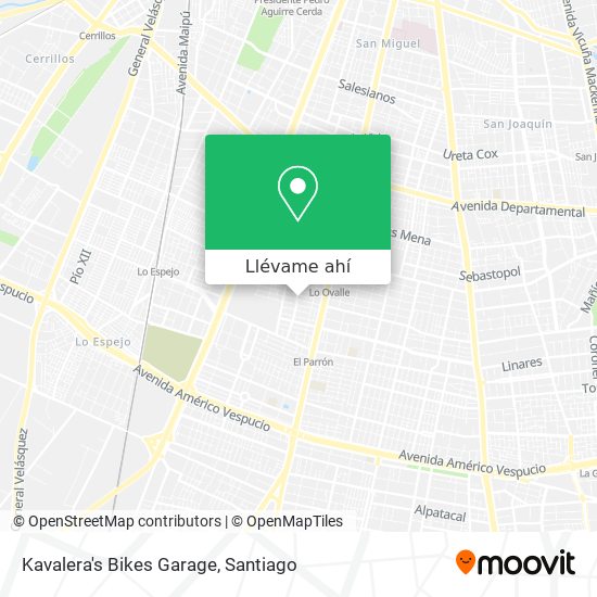 Mapa de Kavalera's Bikes Garage