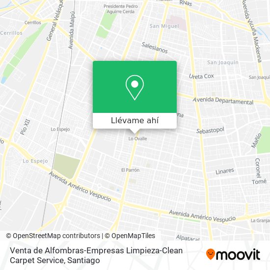 Mapa de Venta de Alfombras-Empresas Limpieza-Clean Carpet Service