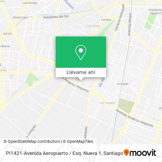 Mapa de PI1421-Avenida Aeropuerto / Esq. Nueva 1