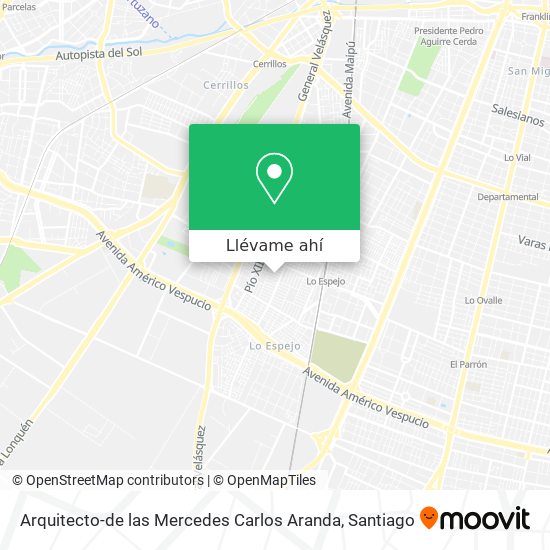 Mapa de Arquitecto-de las Mercedes Carlos Aranda
