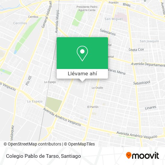Mapa de Colegio Pablo de Tarso