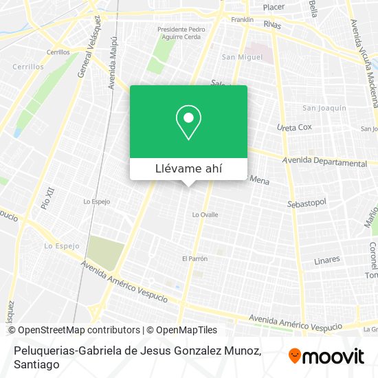 Mapa de Peluquerias-Gabriela de Jesus Gonzalez Munoz