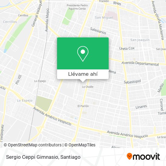 Mapa de Sergio Ceppi Gimnasio