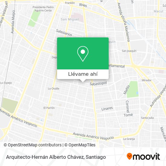 Mapa de Arquitecto-Hernán Alberto Chávez