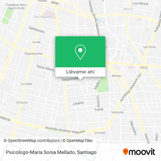 Mapa de Psicologo-María Sonia Mellado