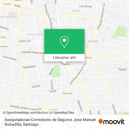 Mapa de Aseguradoras-Corredores de Seguros Jose Manuel Bobadilla