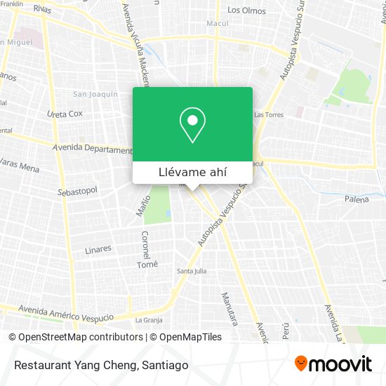 Mapa de Restaurant Yang Cheng