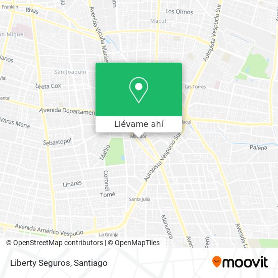 Mapa de Liberty Seguros