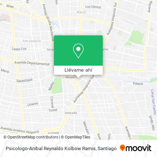 Mapa de Psicologo-Aníbal Reynaldo Kolbow Ramis