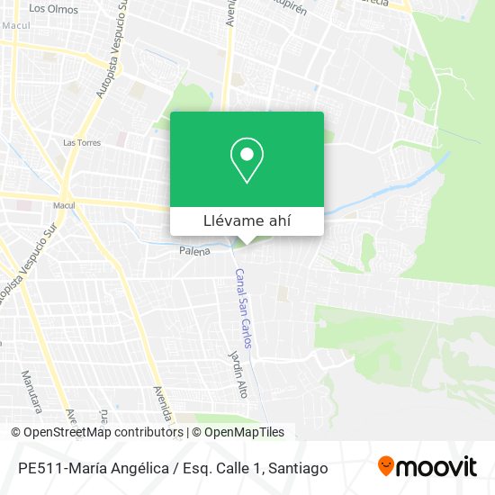 Mapa de PE511-María Angélica / Esq. Calle 1