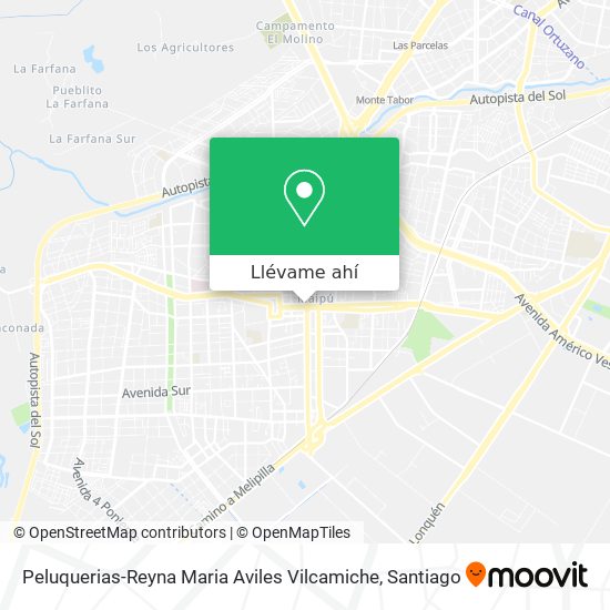 Mapa de Peluquerias-Reyna Maria Aviles Vilcamiche