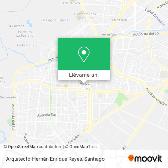 Mapa de Arquitecto-Hernán Enrique Reyes