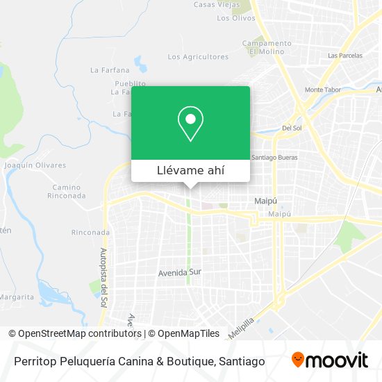 Mapa de Perritop Peluquería Canina & Boutique