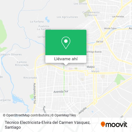 Mapa de Técnico Electricista-Elvira del Carmen Vásquez