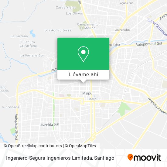 Mapa de Ingeniero-Segura Ingenieros Limitada