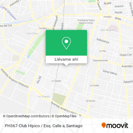 Mapa de PH367-Club Hípico / Esq. Calle a