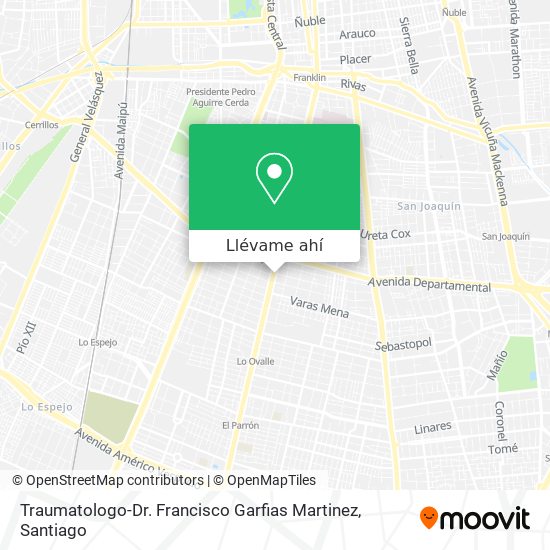 Mapa de Traumatologo-Dr. Francisco Garfias Martinez