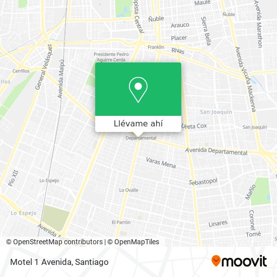 Mapa de Motel 1 Avenida