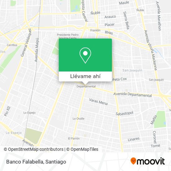 Mapa de Banco Falabella